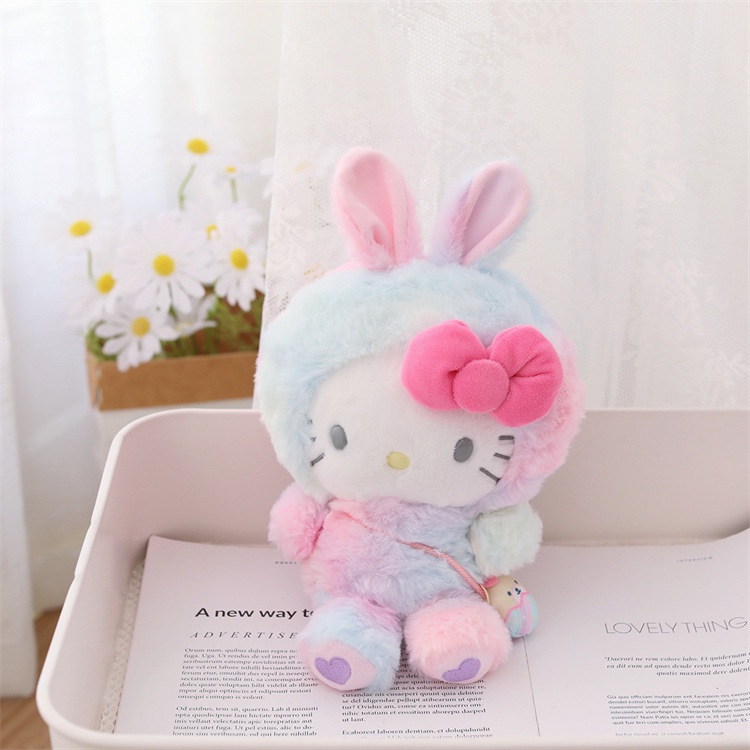 SANRIO Búp Bê Nhồi Bông Hình Cinnamoroll / My Melody Hello Kitty / Thỏ / Đồ Chơi Dành Cho Trẻ Em 8