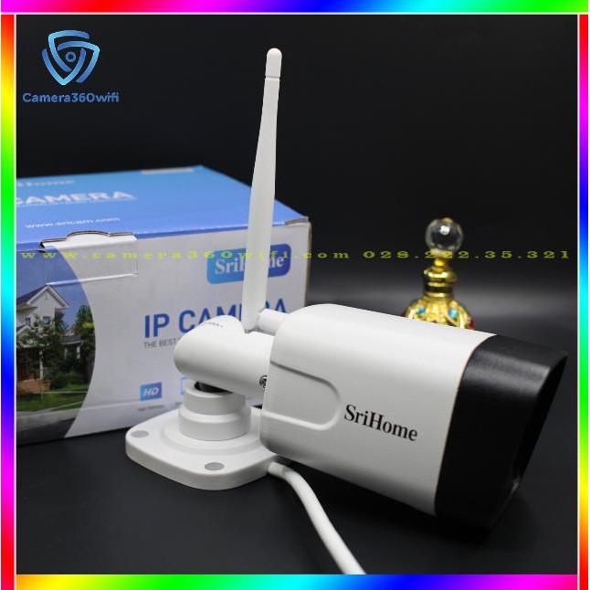 Camera IP Wifi Srihome SH035 giám sát ngoài trời (Kèm Thẻ 32g) | WebRaoVat - webraovat.net.vn