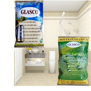 COMBO BỘT TẨY CẶN VÔI ,CANXI-GLASCO(1 TÚI/5 GÓI 100 GR)