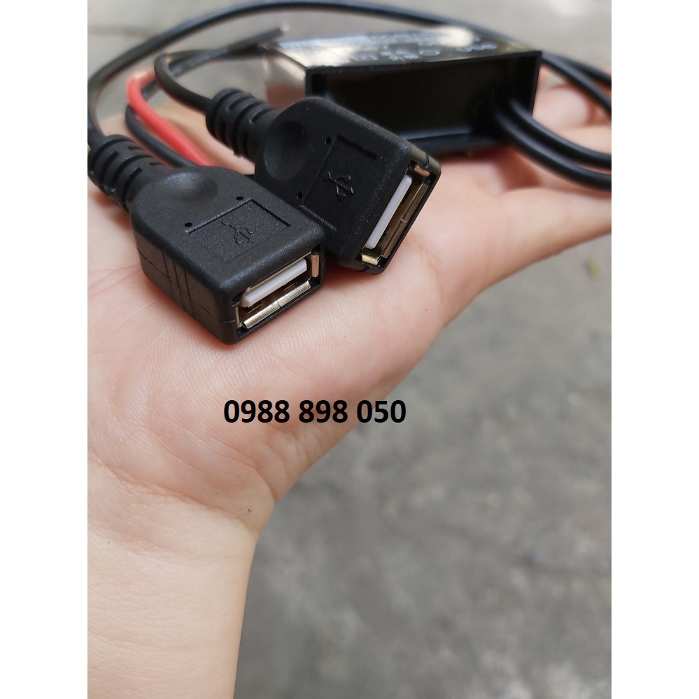 chuyển điện 12v sang 5v cổng sạc usb