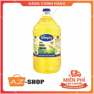Dầu ăn Simply 5L-Dầu đậu nành nguyên chất 100%