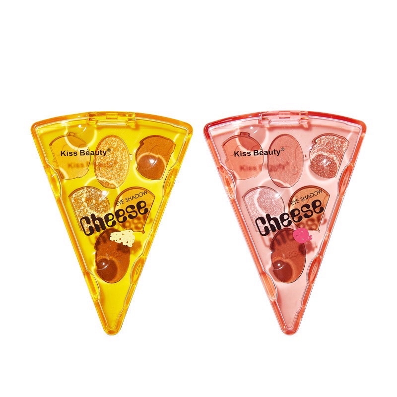 KISS Beauty Cheese Eye Shadow 6 màu Cheese, dễ tán, bám chặt, lâu trôi, Matte Pearly NO.87220-03