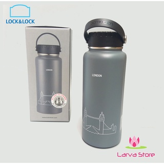 Bình giữ nhiệt Lock&Lock bằng thép không gỉ Riga Tumbler (London) 897ml - màu Gray-LHC4160GRY - Larva Store