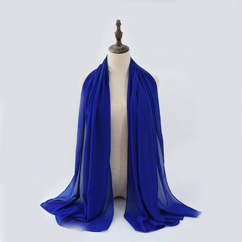 Khăn Choàng Cổ Bằng Lụa Trơn Kích Thước 180x75cm