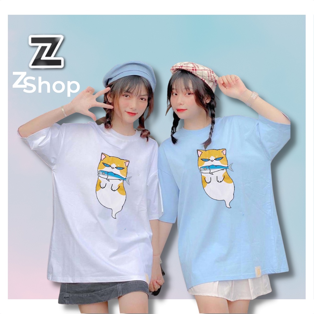 Áo Thun Tay Lỡ ZShop Phông Unisex Nam Nữ Cotton CVC 4 Chiều Oversize Form rộng, Áo Thun Nữ Đẹp Basic Cute Cá Tính ZP03 . | BigBuy360 - bigbuy360.vn