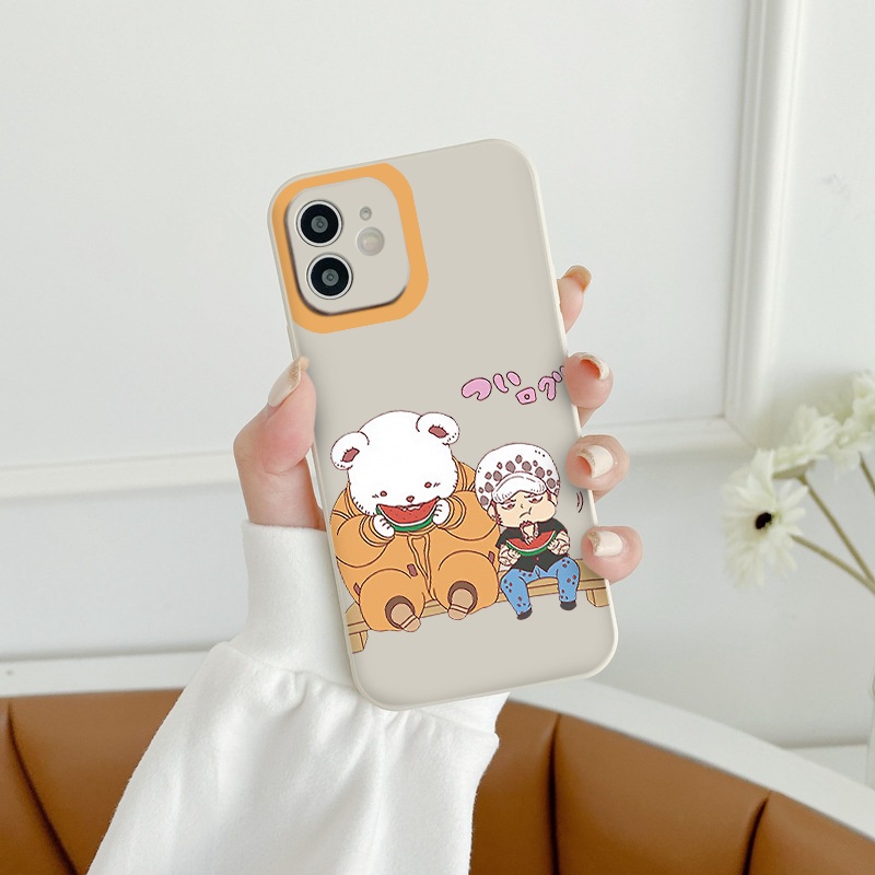 Ốp lưng iphone Hình Gấu Và Captain Lo tương thích 6/6plus/6s/6splus/7/7plus/8/8plus/x/xr/xs/11/12/13/pro/max/plus/promax