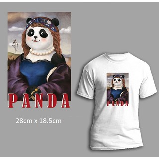 Miếng ủi truyền nhiệt offset dán quần áo hình PANDA