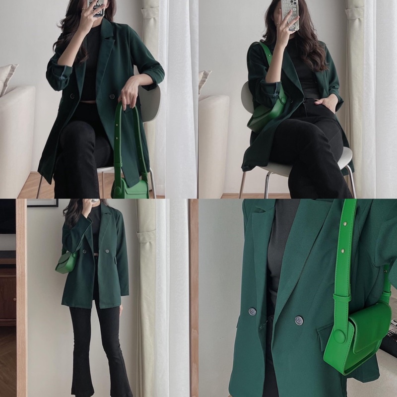 [Ảnh thật/Video]Áo blazer Tông PHÁP lạ mắt form áo siêu to Áo blazer Dày dặn dáng rộng | WebRaoVat - webraovat.net.vn