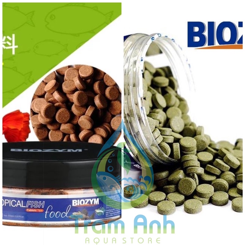 Thức ăn dán kính Biozym cho cá cảnh