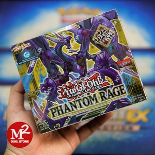 Hộp thẻ bài Yugioh Phantom Rage Booster Box sealed - 24 Packs - Nhập khẩu từ Hoa Kỳ USA