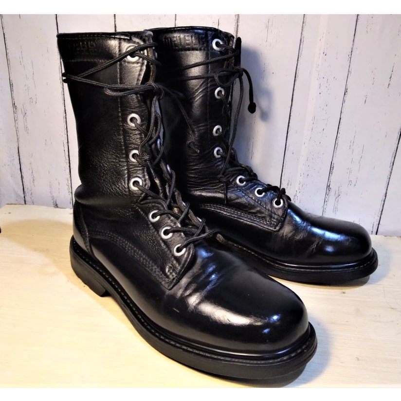 GIÀY BOOT CAO CỔ DA BÒ LÍNH HÀN QUỐC hàng 90%