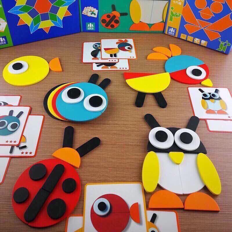 Bộ 50 chi tiết xếp hình con bọ giúp bé phát triển trí tuệ