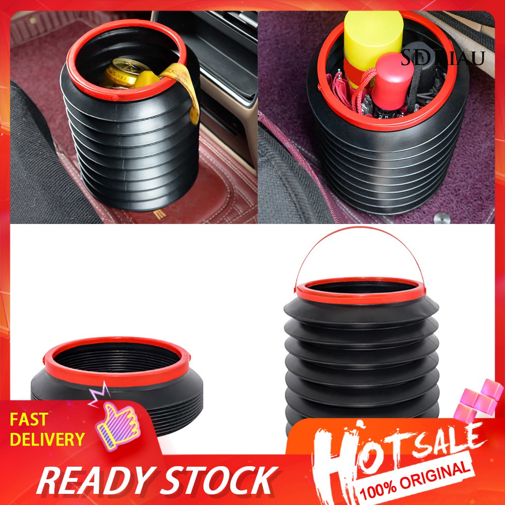 Thùng Đựng Rác Bằng Nhựa Có Thể Gấp Gọn Tiện Dụng Cho Xe Hơi / Câu Cá