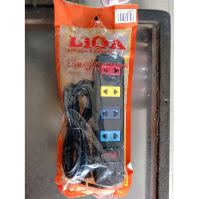 [GIAO HỎA TỐC 1H] Ổ Cắm Kéo Dài Lioa 4TS3-2- 2200W Max 10A 250V  an toàn, Dây dài 3m.