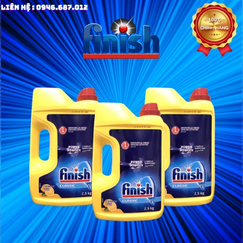 BỘT RỬA BÁT FINISH CLASSIC - 2,5 KG