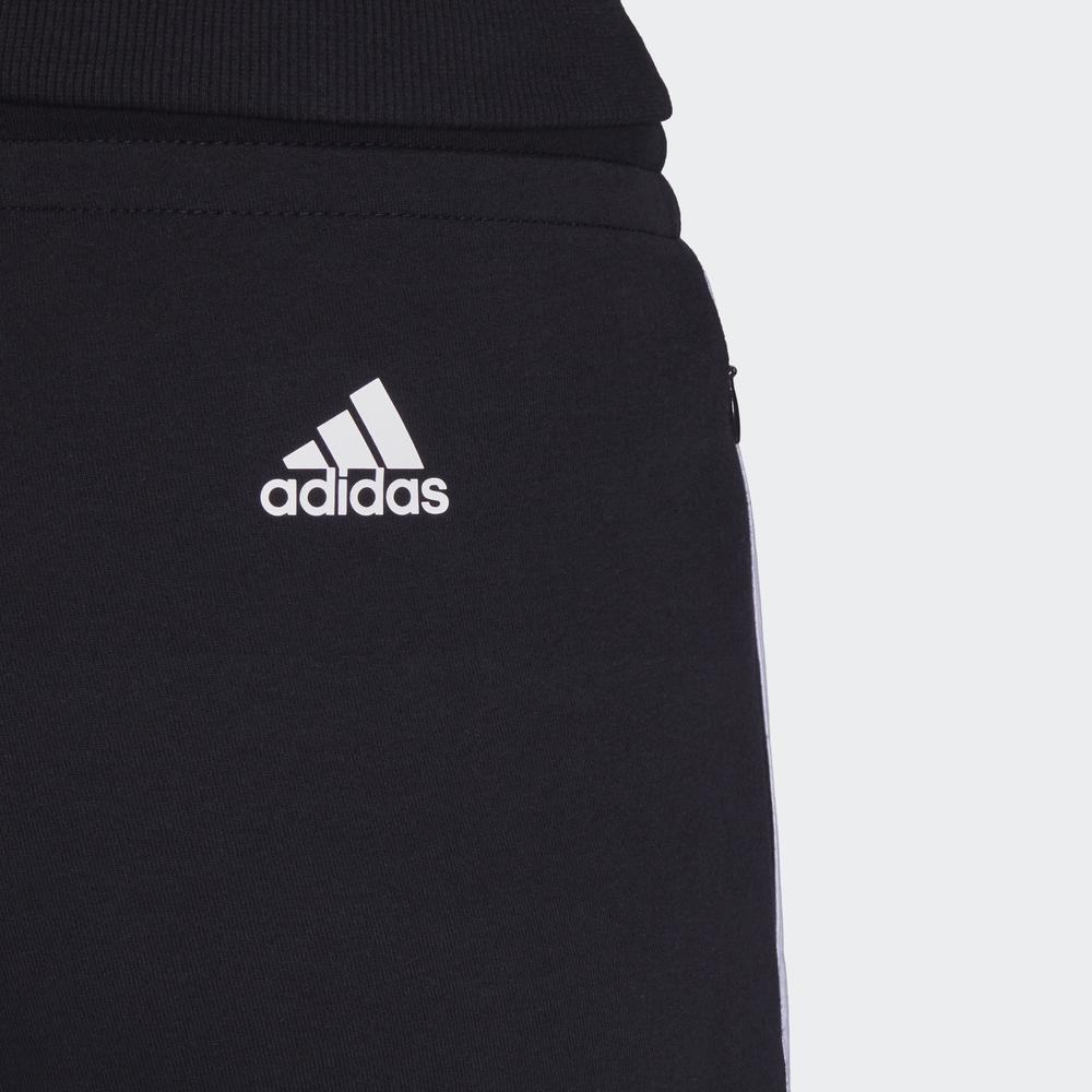 Quần adidas NOT SPORTS SPECIFIC Nữ Khóa Kéo Vải Dệt Kim Đôi 3 Sọc Màu Đen FR5114