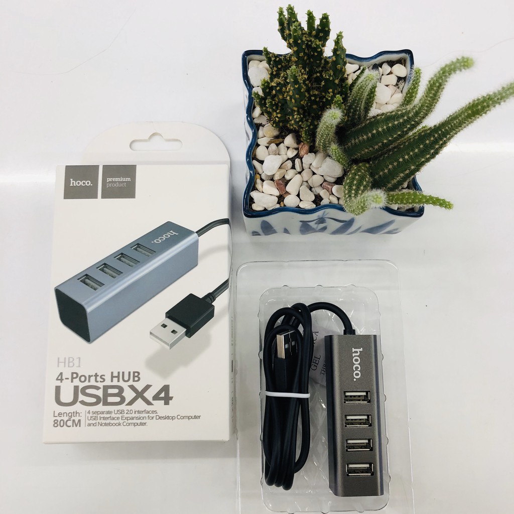 Bộ cổng USB tiện lợi - Hub USB 4 ra cổng HOCO HB1 Hàng Cao Cấp