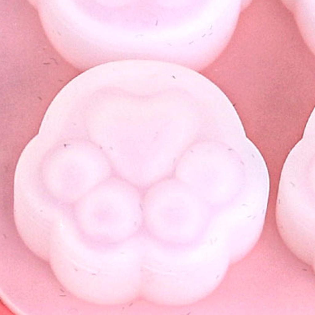 Khuôn Silicone Hình Dấu Chân Chó Cách Nhiệt Linh Hoạt Diy