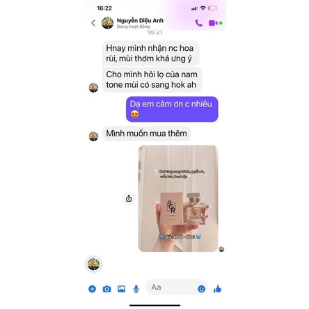 Tinh dầu Nước hoa Tem vàng Sugary Perfume