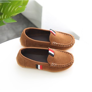 Giày Lười Moca Da Lộn Cho Bé Trai ( D02 )