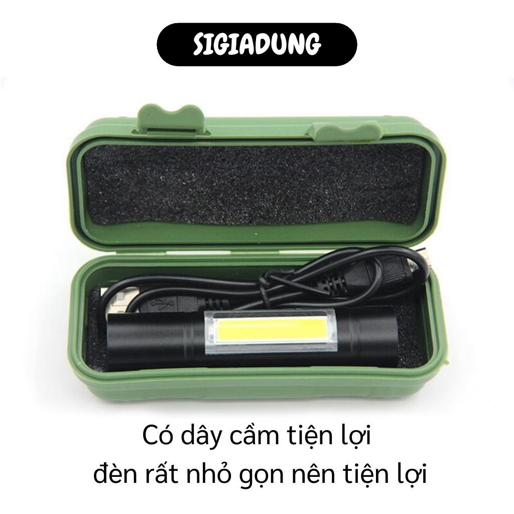 [SGD] Đèn Pin - Đèn Pin Siêu Sáng Mini Có Thể Zoom Xa Gần, Cầm Đi Du Lịch, Dã Ngoại 9286