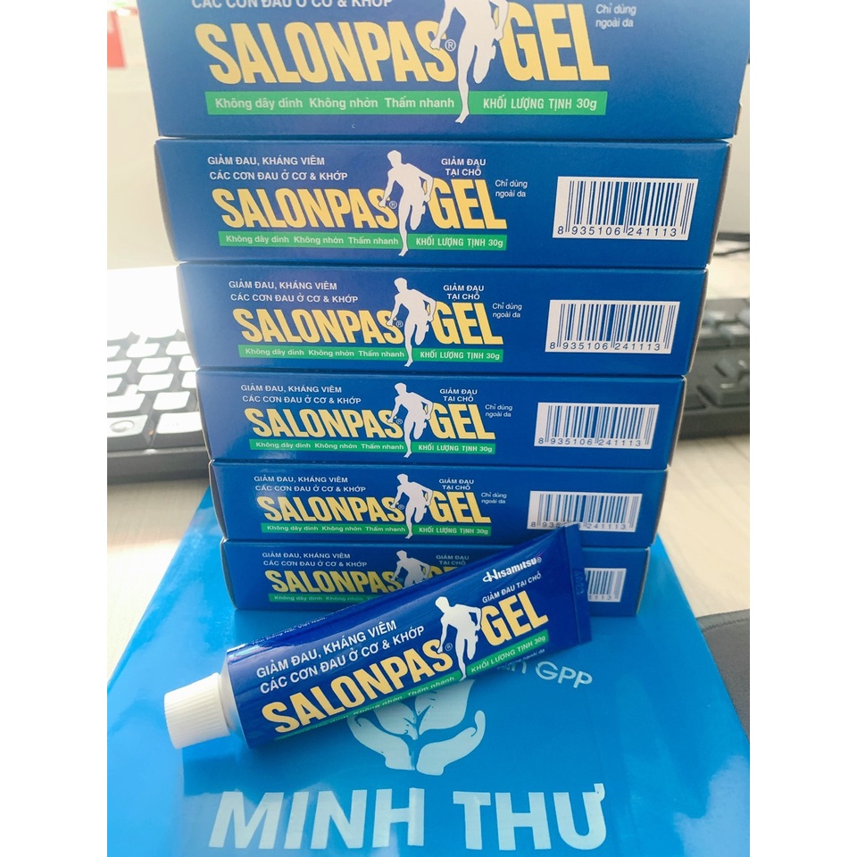 ✅ Salonpas Gel 30g - Giảm đau tại chỗ