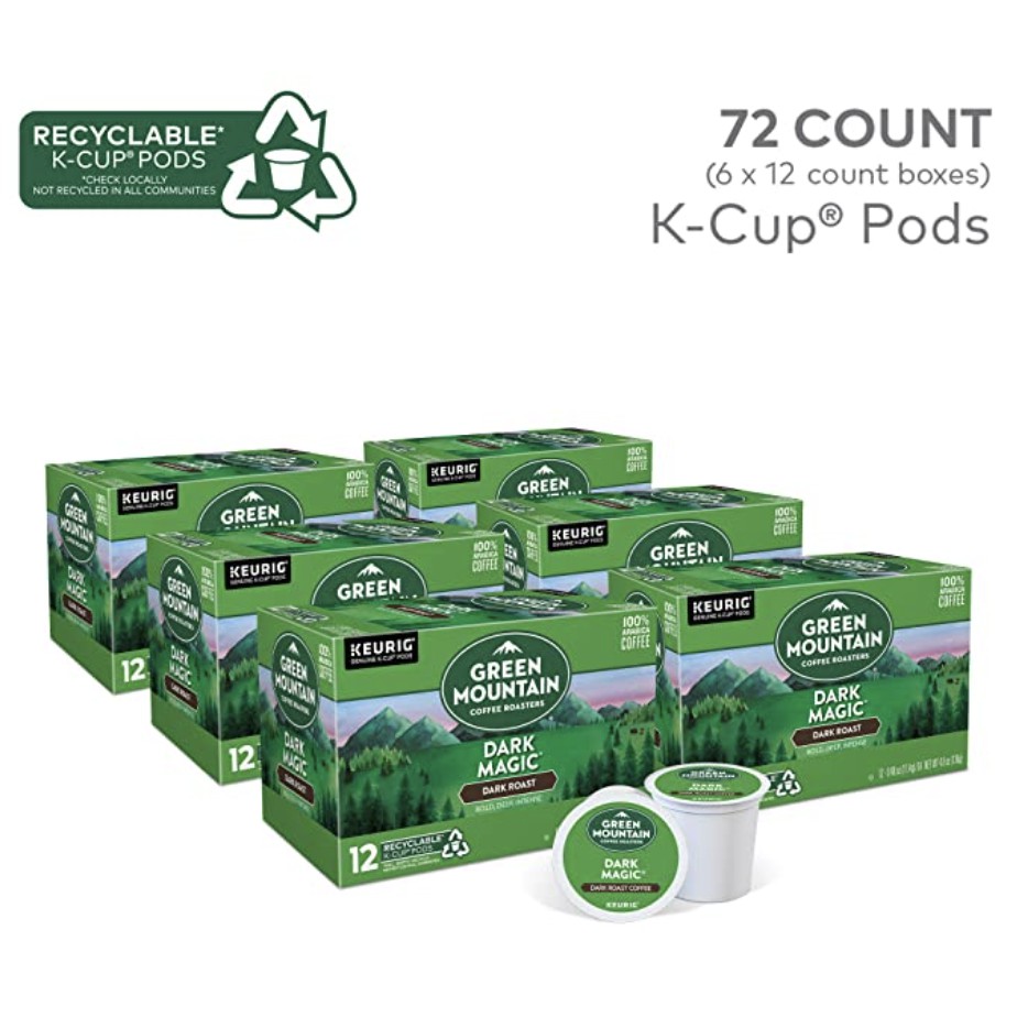 Green Mountain cafe dạng nén - rang Dark roast - hộp 72 viên | BigBuy360 - bigbuy360.vn