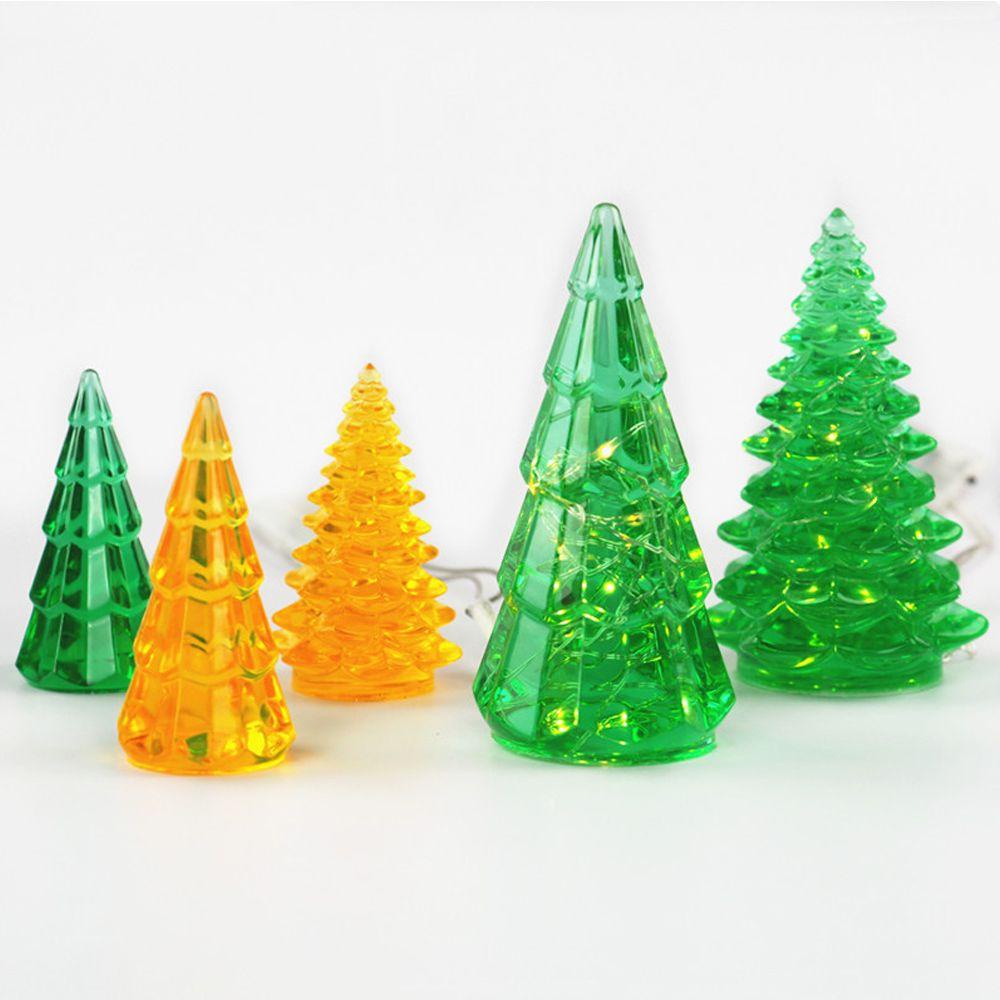 GOGOUP Khuôn Nhựa Làm Trang Sức Hình Cây Thông Giáng Sinh