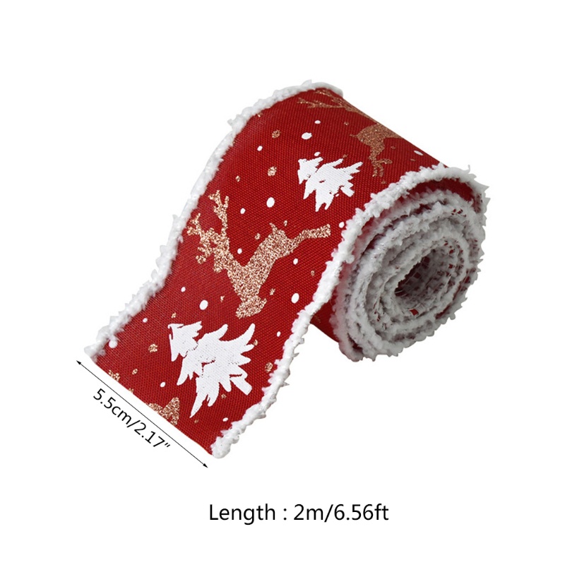 Cuộn Dây Ruy Băng 2m Dùng Trang Trí Giáng Sinh
