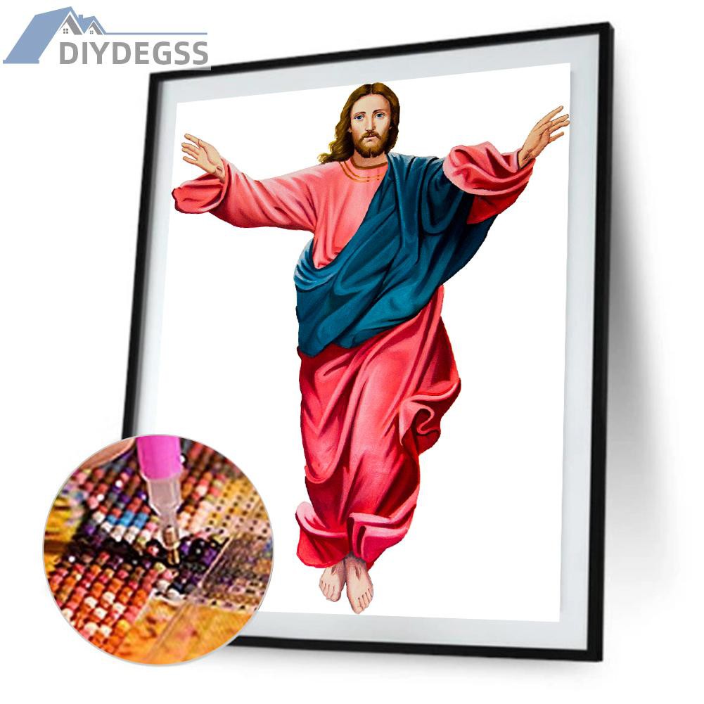 Bộ Tranh Đính Đá 5d Tự Làm Hình Chúa Jesus 12.2 Great Jesus