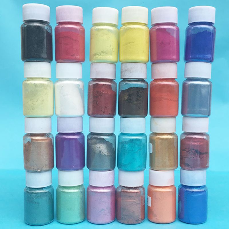 Set 24 Hộp Bột Màu Làm Nến Epoxy Resin