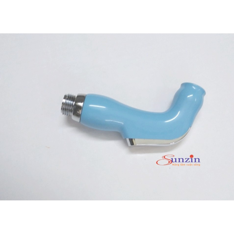 Đầu xịt rửa vệ sinh SZ079, chất liệu nhựa ABS (xanh), tặng 2 gioăng cao su