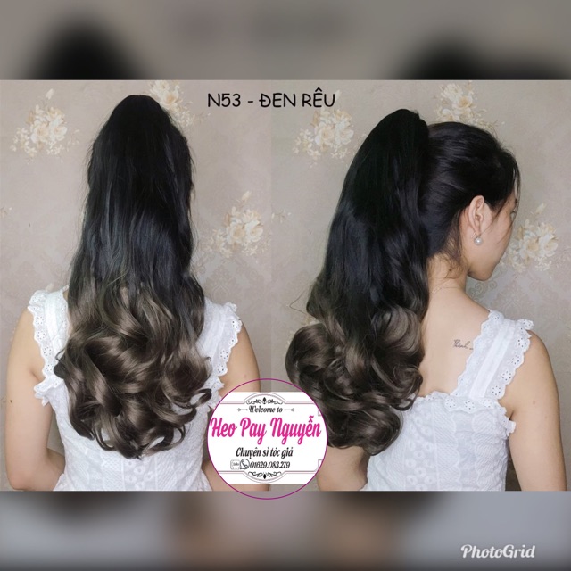 Tóc giả ngoặm  omber 1396