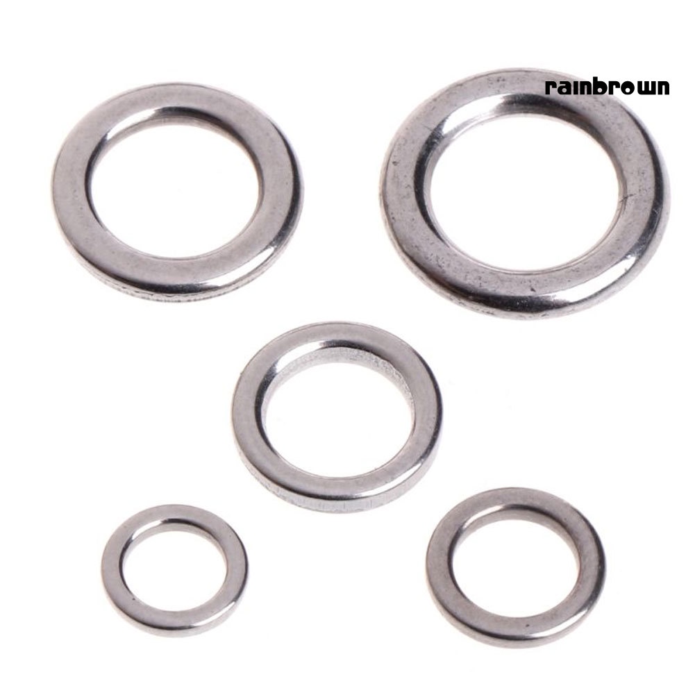 Set 50 Khoen Móc Câu Cá Bằng Thép Không Gỉ