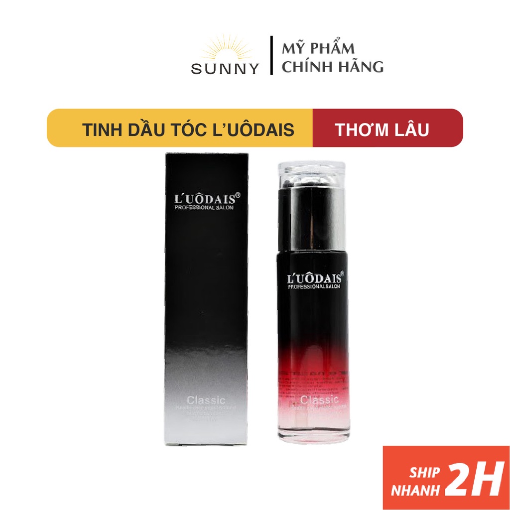 Tinh dầu dưỡng tóc L'UÔDAIS Classic 80 ml, dầu dưỡng từ thiên nhiên với hương thơm nước hoa đặc biệt