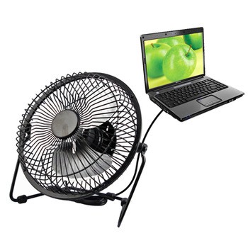 Quạt USB lòng sắt Lileng 819 Mini, quay 360 độ, 18 x 10 x 18cm