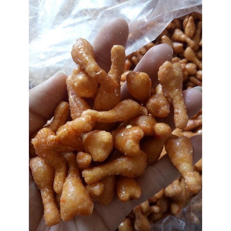 Bánh quẩy đùi gà cay tẩm phô mai giòn ngon, Bimbim đùi gà, Snack đùi gà phô mai cay