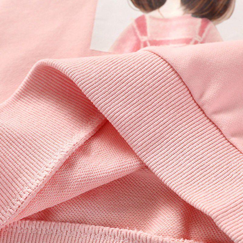 Áo Thun Dài Tay In Hình Hoạt Hình Cho Bé