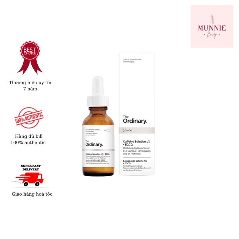 [Bill Sephora US] Tinh chất dưỡng mắt The Ordinary Caffeine Solution 5% + EGCG