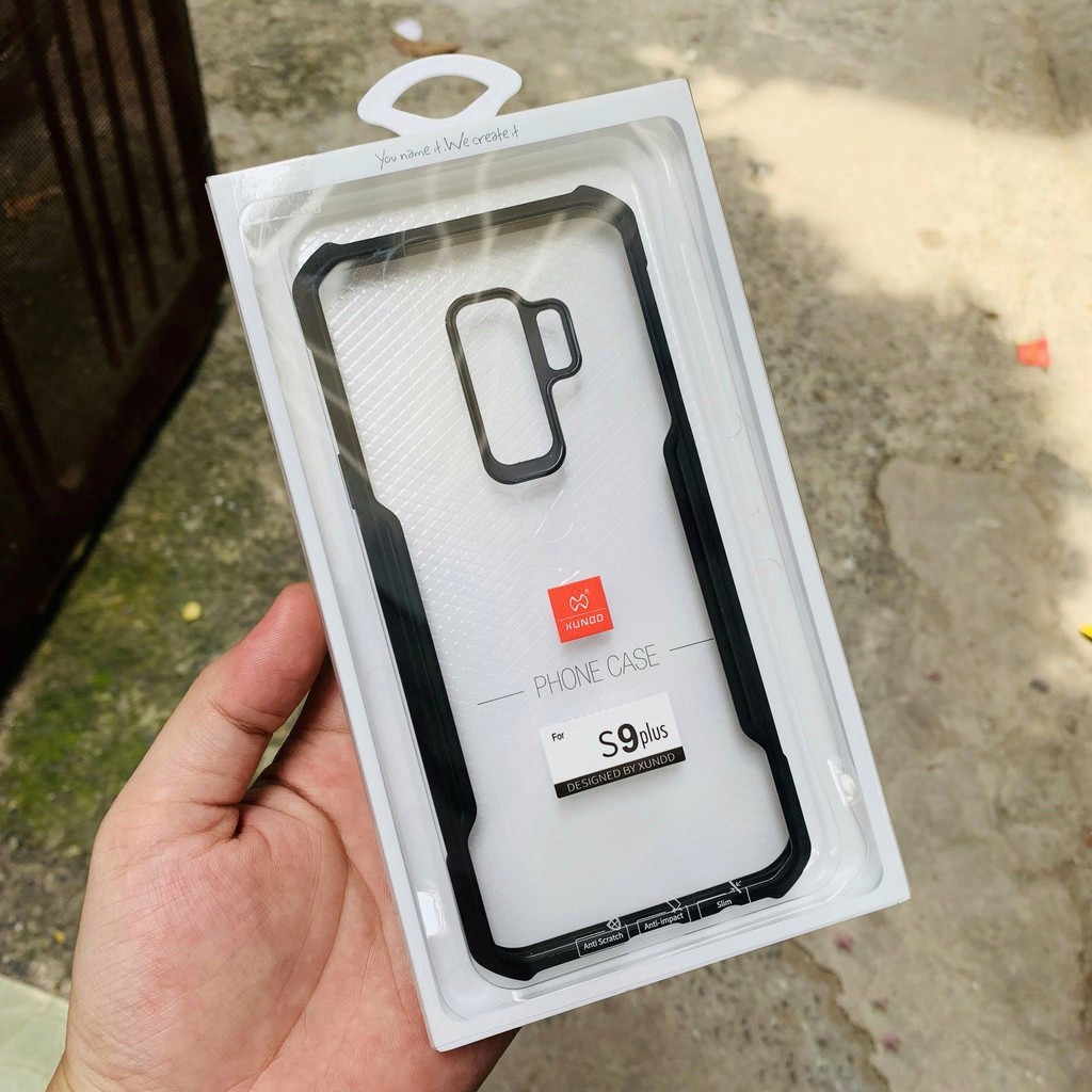 Ốp lưng Samsung S10 Plus / S22 Plus Xundd lưng trong viền màu chống sốc cao cấp