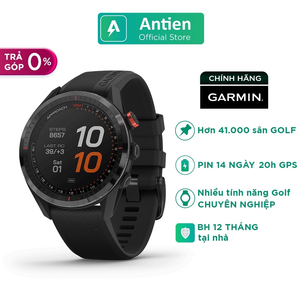 Đồng hồ Garmin Approach S62/S62 Premium with CT10 Bundle, Golf GPS