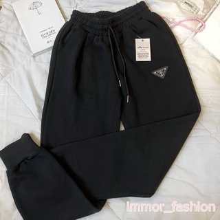 Quần jogger nỉ da cá