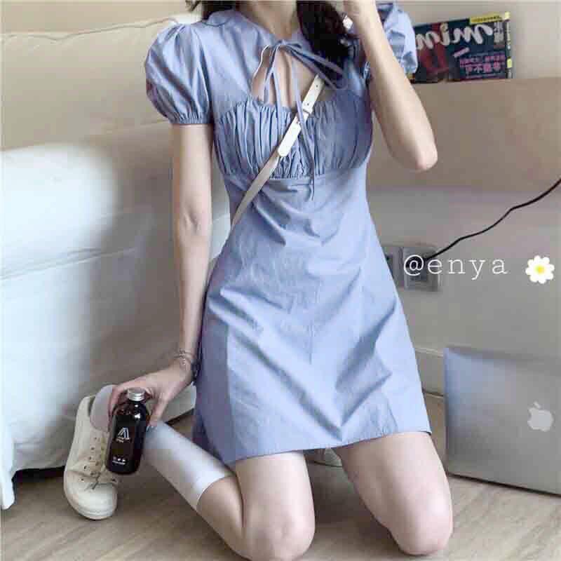 Váy babydoll xếp li ngực 2 lớp Khánh Như Store