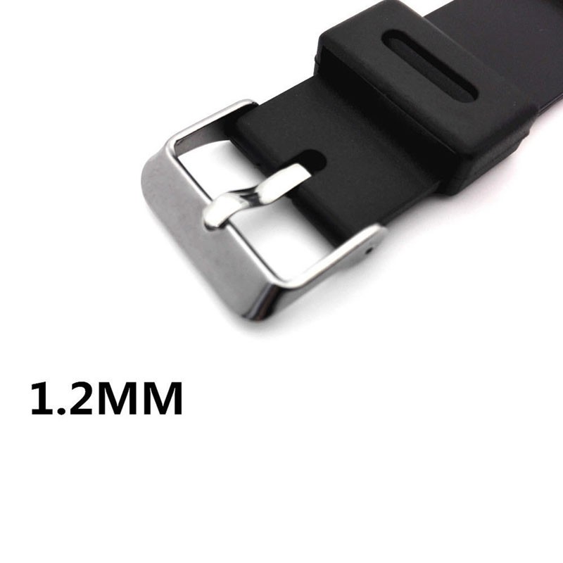 Dây đeo silicone thay thế cho đồng hồ 18-22mm thiết kế chống nước chất lượng cao