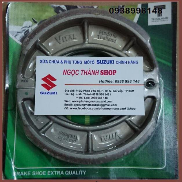 Bố thắng sau Má phanh sau GN125, EN125, EN150, GZ125, GZ150, HJ125 GN250 Volty250 Bigboy250 -NTS