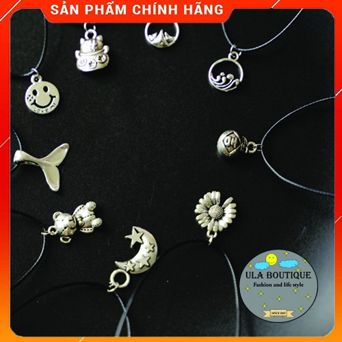 Vòng cổ mặt nhiều hình ULA BOUTIQUE phong cách Hàn Quốc đơn giản cá tính