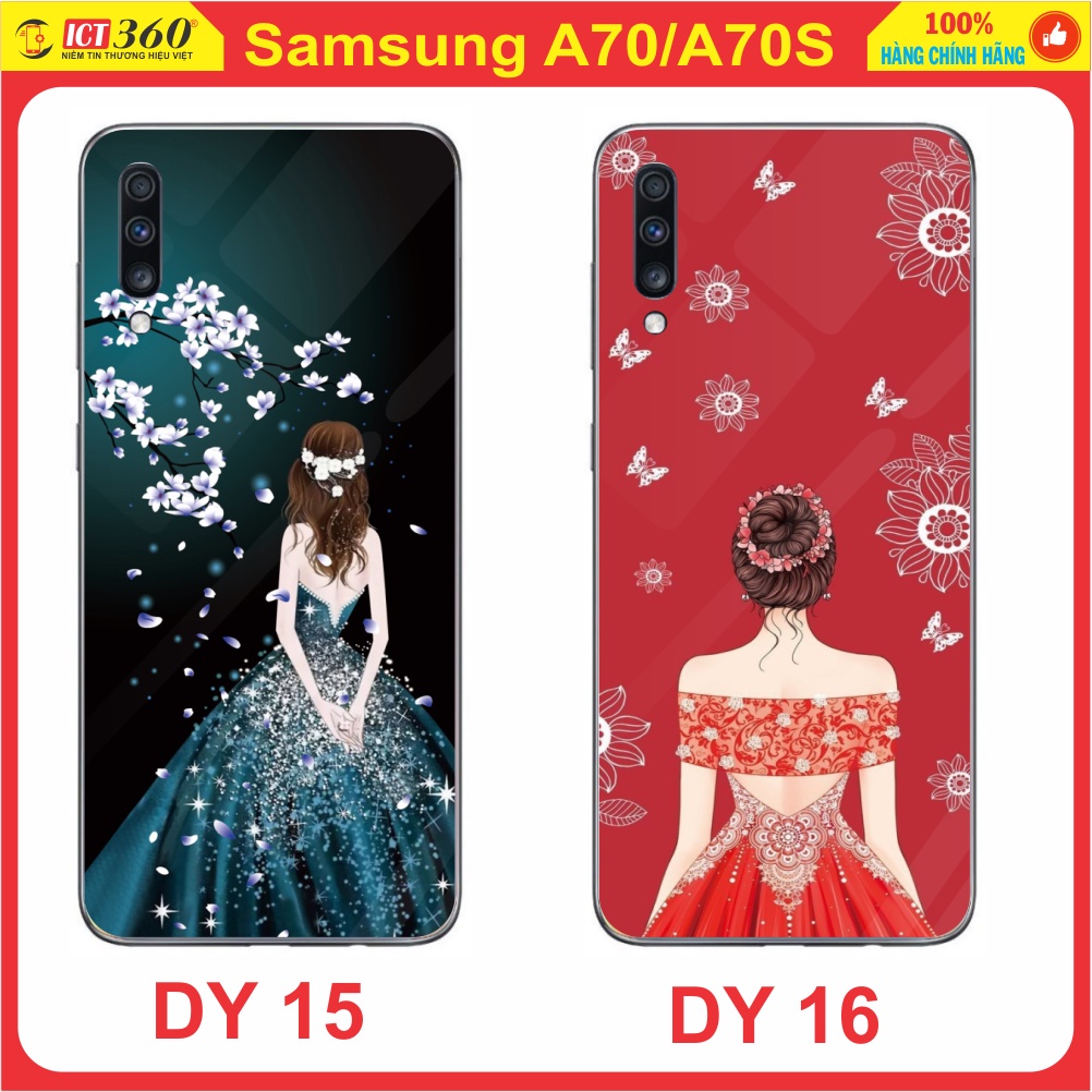 Ốp lưng kính Samsung A70/A70S - Nhận in ảnh theo yêu cầu