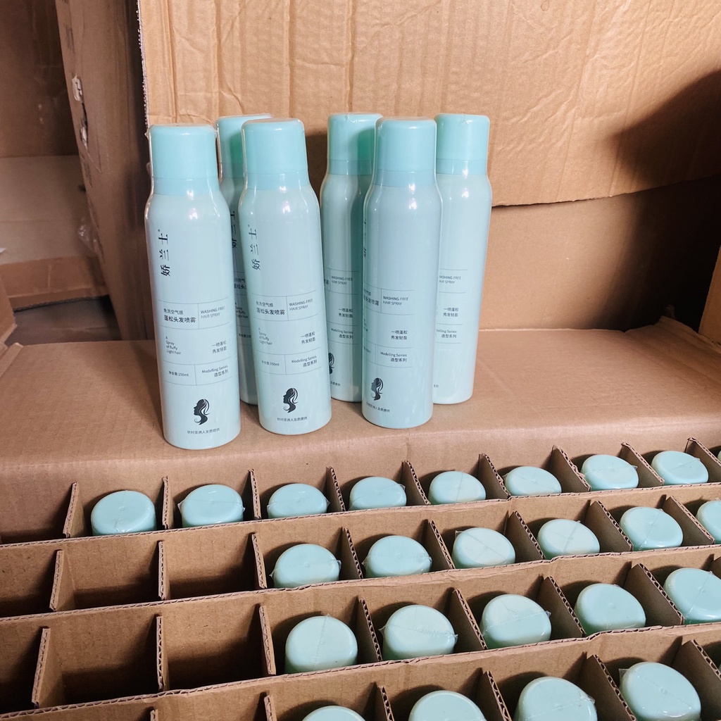 Dầu Gội Khô Dạng Xịt 150ml Giúp Tóc Bồng Bềnh Suốt 8 Tiếng Không Dầu, Không Bết