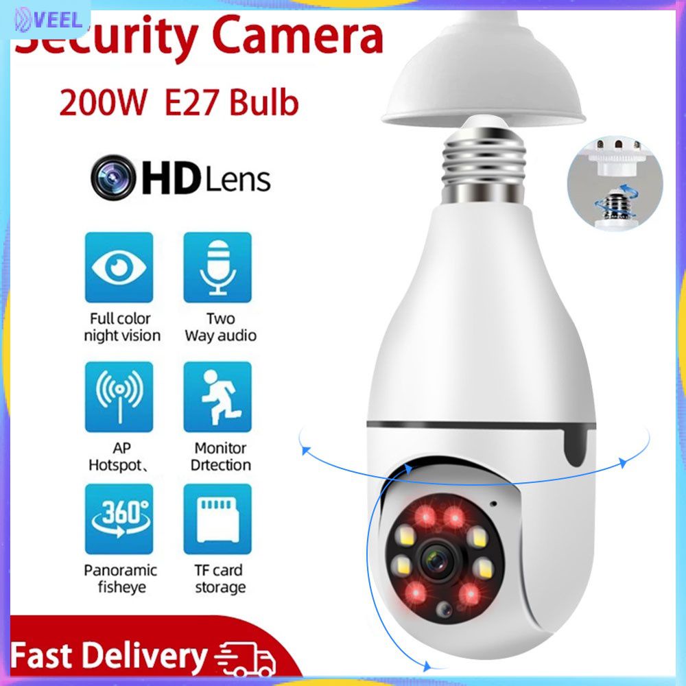 Camera An Ninh Không Dây Xoay 360 Độ HD 1080P Kết Nối Wifi Fytcam Hình Bóng Đèn