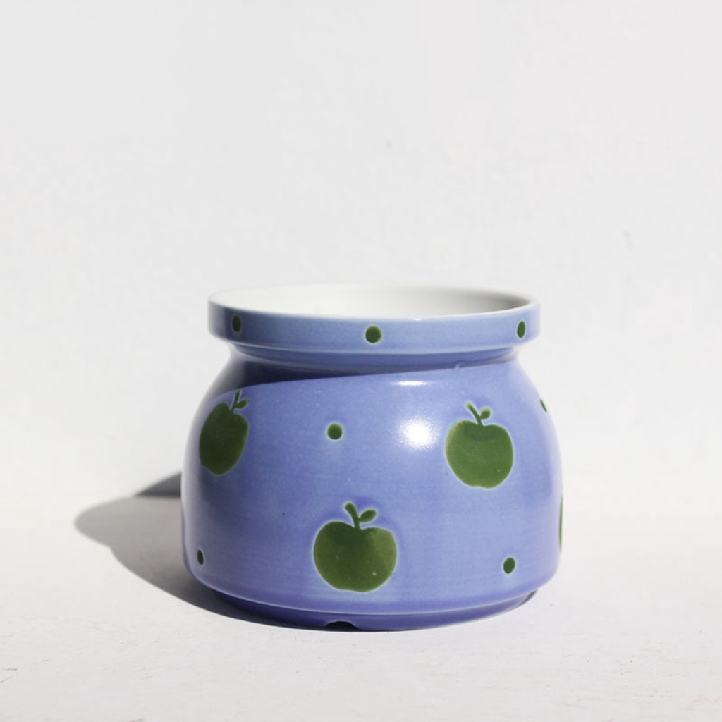 Chậu Hoa Bằng Gốm Màu Sáng Dễ Thương Trang Trí Nhà Cửa